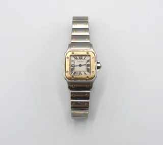 Cartier Santos 1567 Yellow gold and Stainless steel