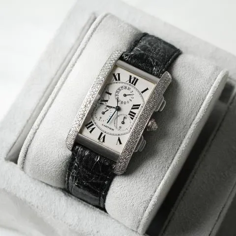 Cartier Tank Américaine 2312 26mm White gold White