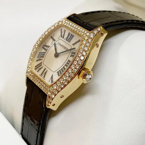 Cartier Tortue 2643 28mm Yellow gold Silver 4