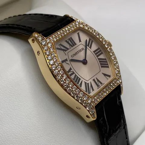 Cartier Tortue 2643 28mm Yellow gold Silver 5