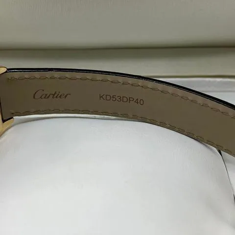 Cartier Tortue 2643 28mm Yellow gold Silver 9