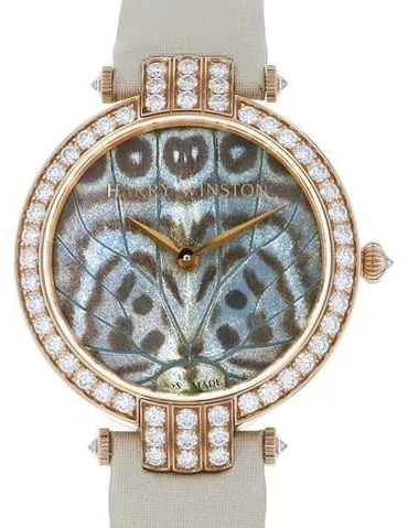 Harry Winston Premier 36mm Red gold Mother-of-pearl