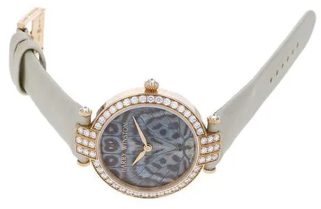 Harry Winston Premier 36mm Red gold Mother-of-pearl 1