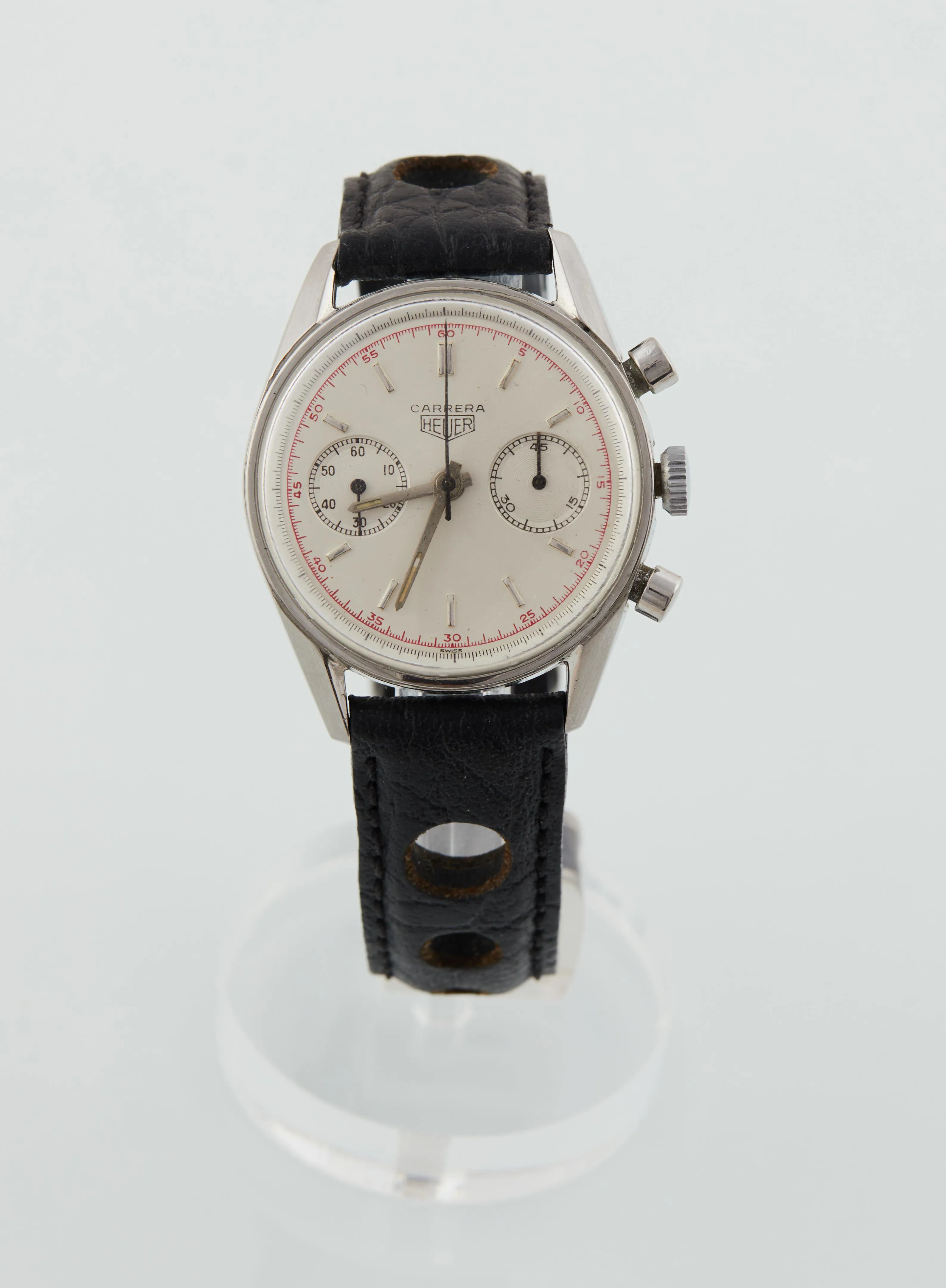 Heuer Carrera 3647 36mm Stainless steel Silver