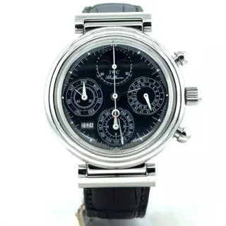 IWC Da Vinci Perpetual Calendar IW375030 Stainless steel Black