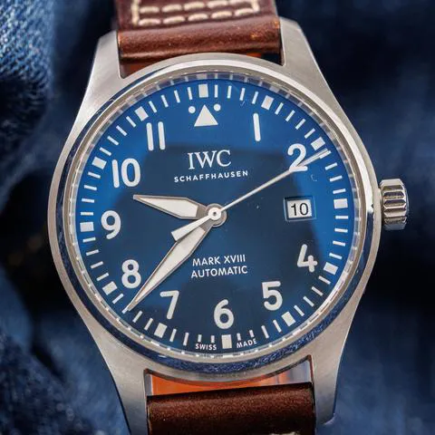 IWC Pilot Mark IW327004 40mm Stainless steel Blue