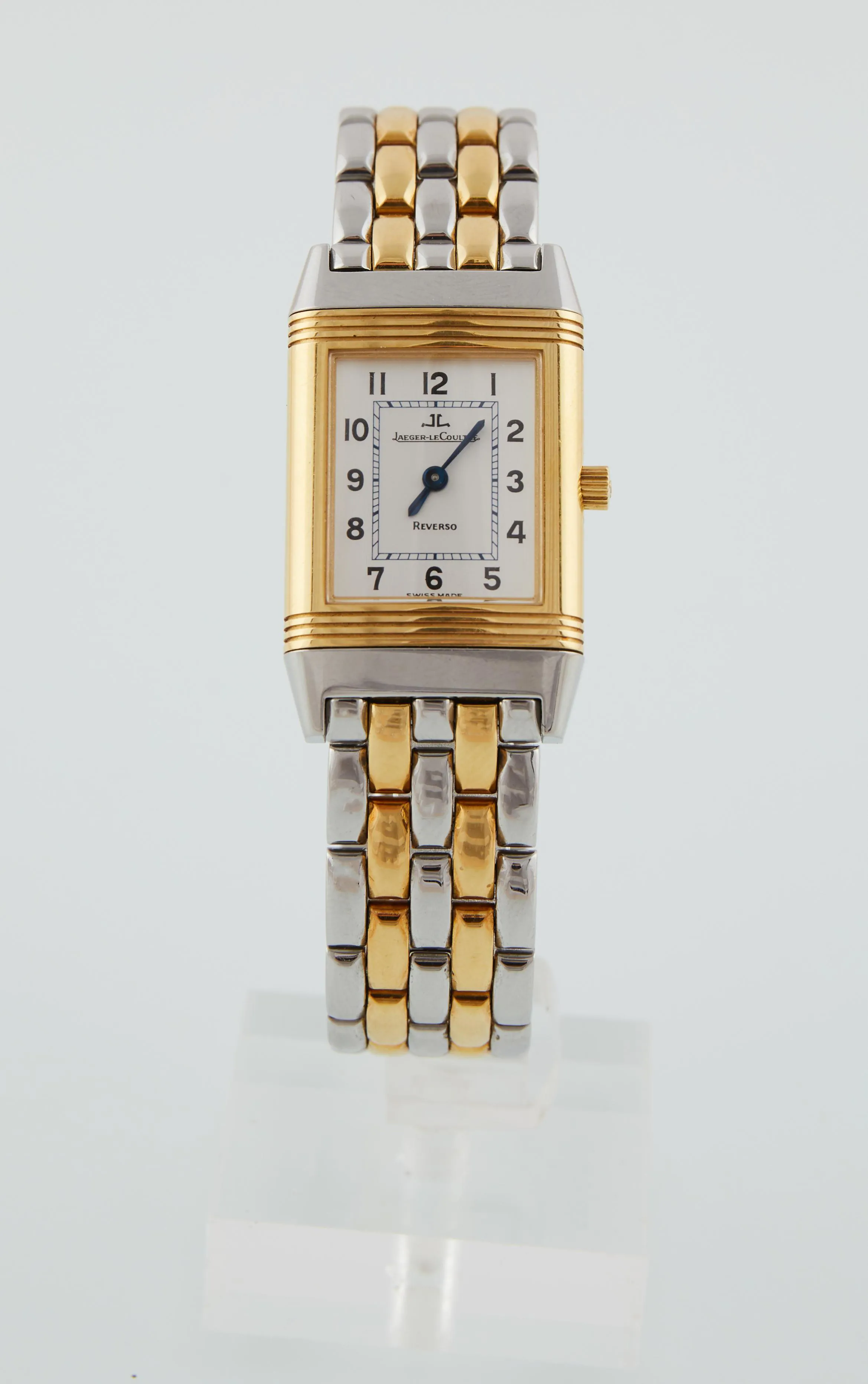 Jaeger-LeCoultre Reverso 260.5.86 20mm Stainless steel and yellow gold Silver