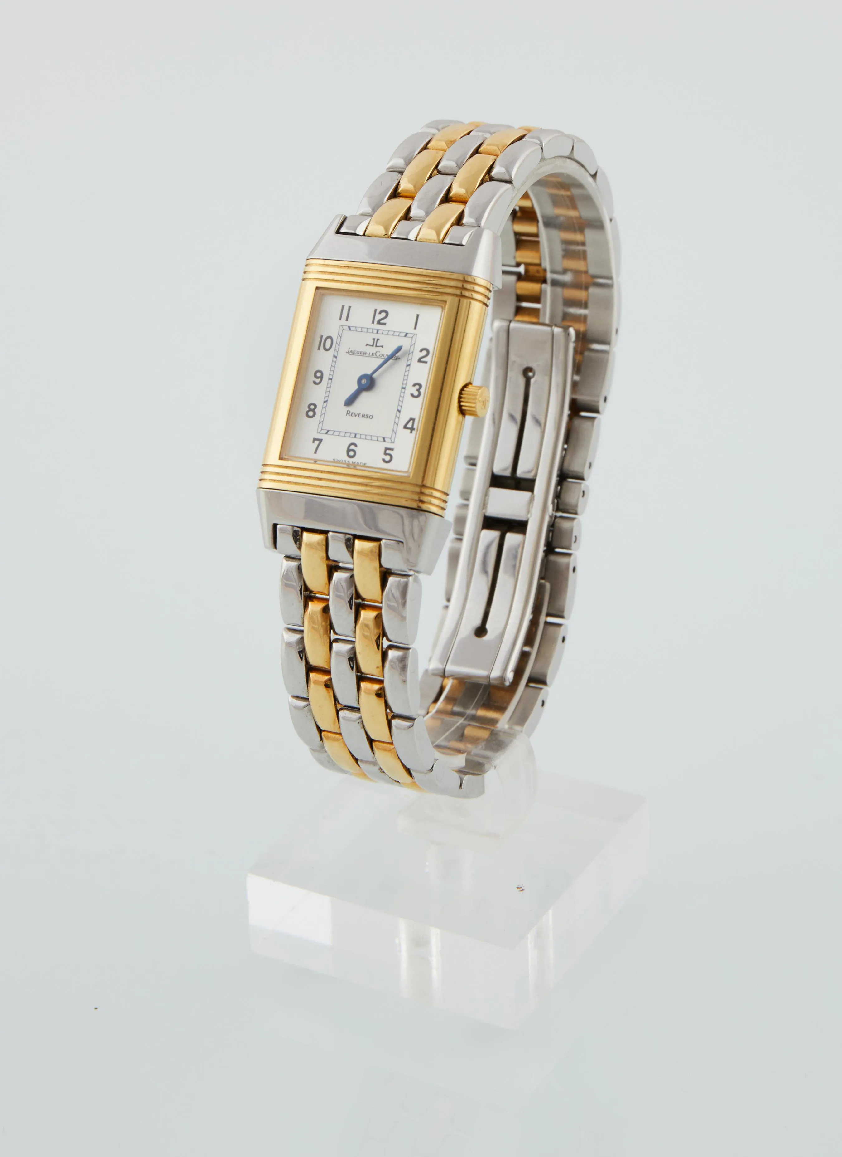 Jaeger-LeCoultre Reverso 260.5.86 20mm Stainless steel and yellow gold Silver 1