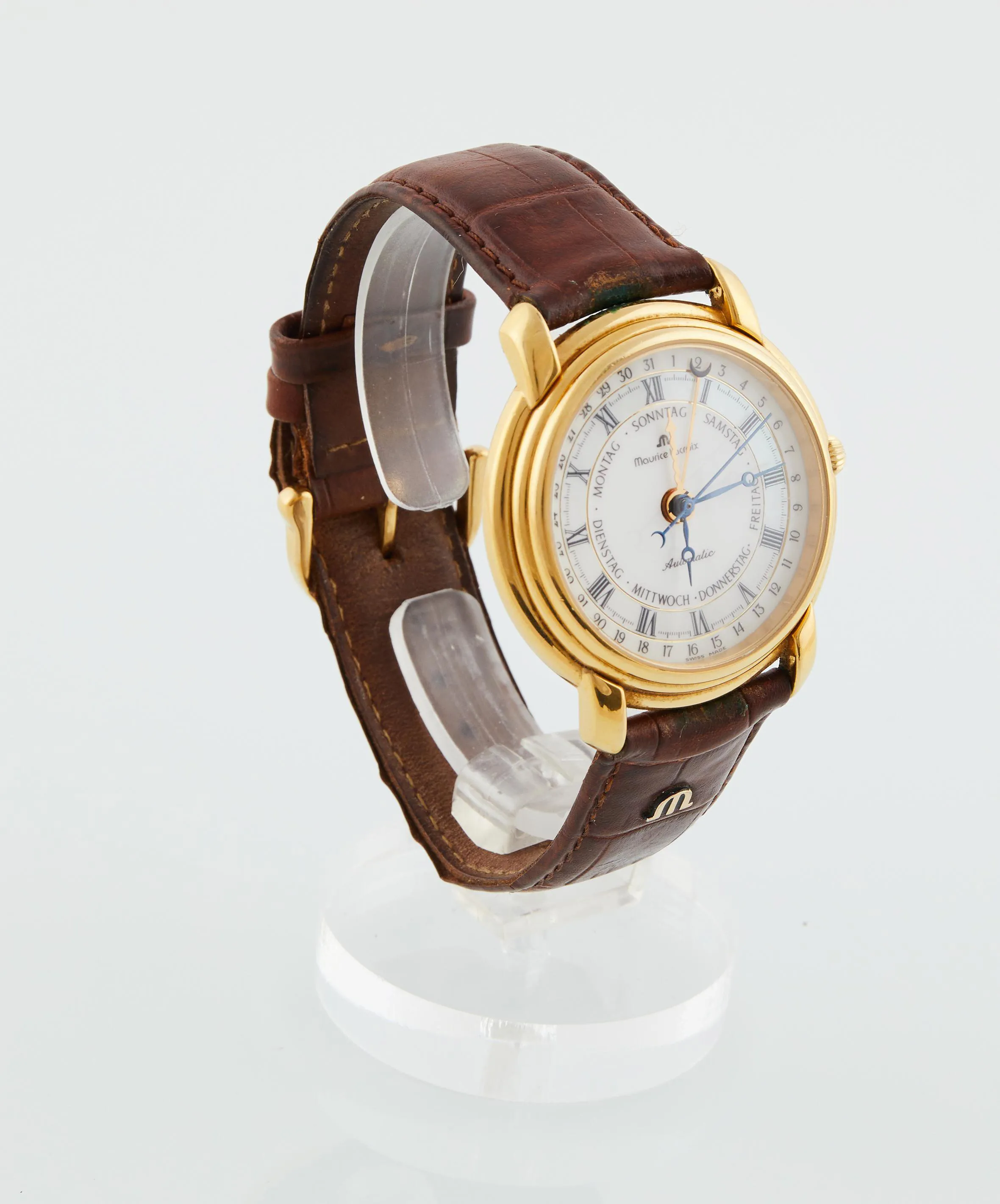 Maurice Lacroix 27294 38mm Metal and Gold-plated White 1