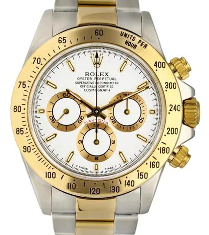 Rolex Daytona 16523 40mm Yellow gold and stainless steel White