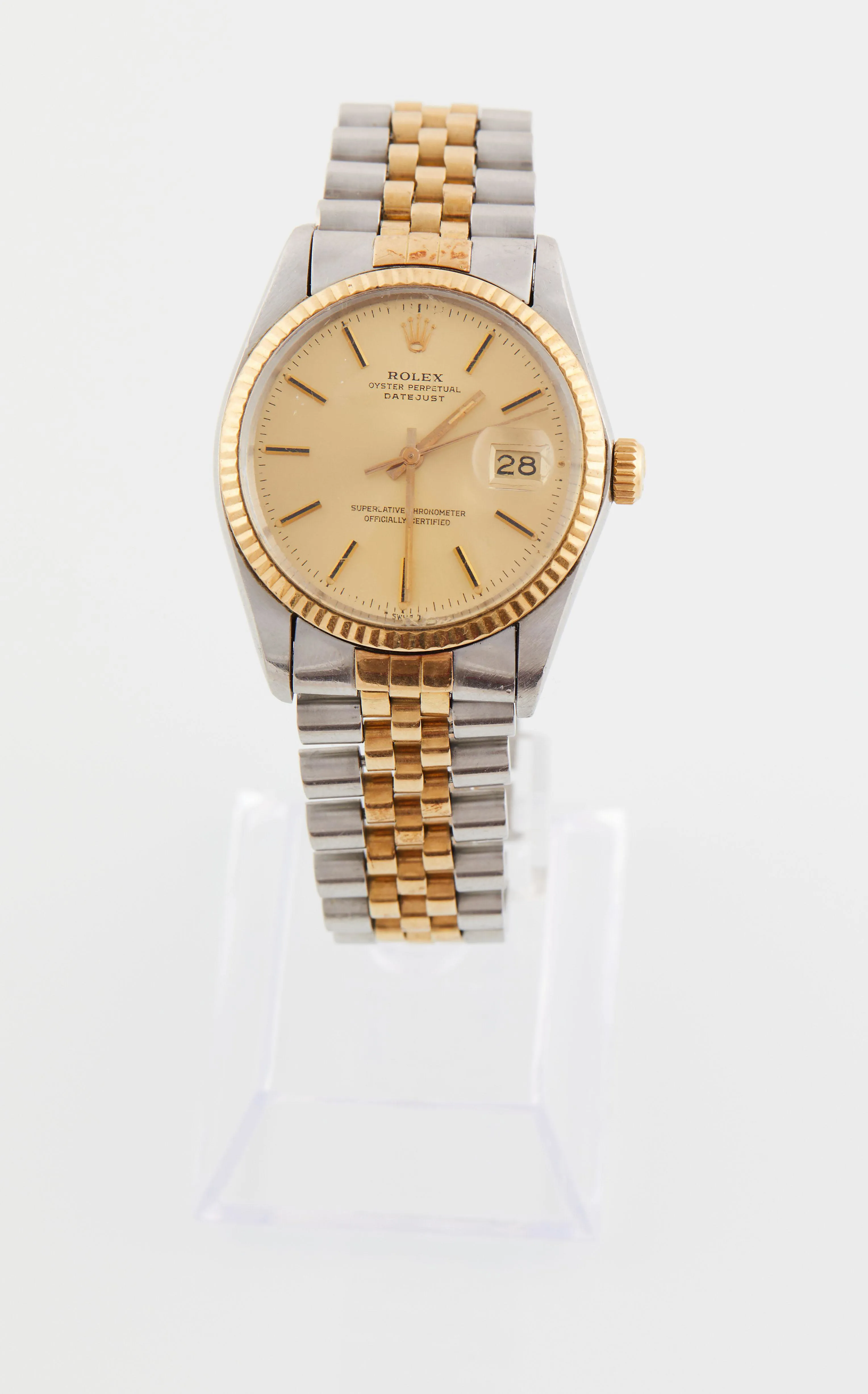 Rolex Datejust 36 16013 36mm Stainless steel and yellow gold Gold