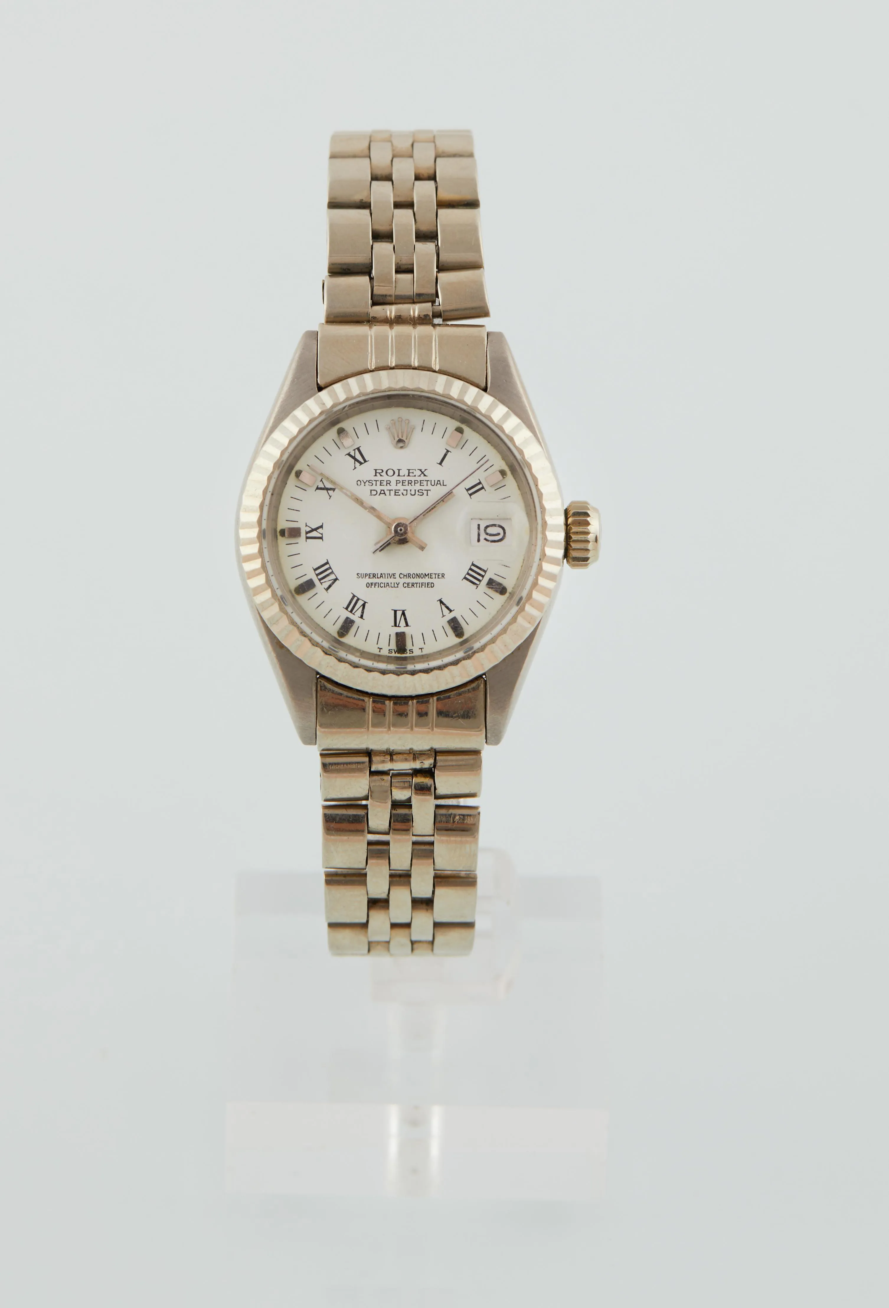 Rolex Lady-Datejust 6927 25mm Yellow gold White