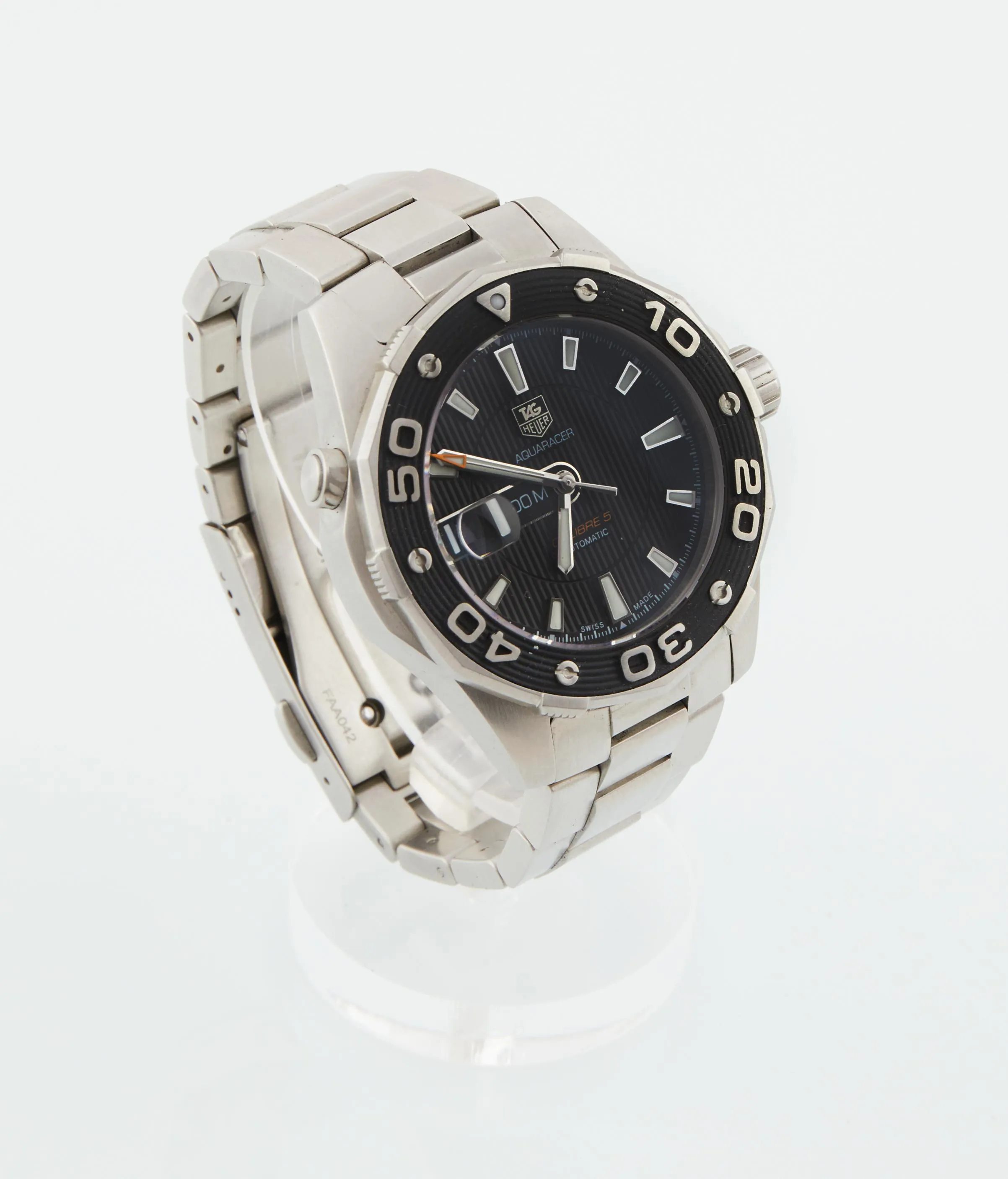 TAG Heuer Aquaracer 500M WAJ2110 44mm Stainless steel Black 2