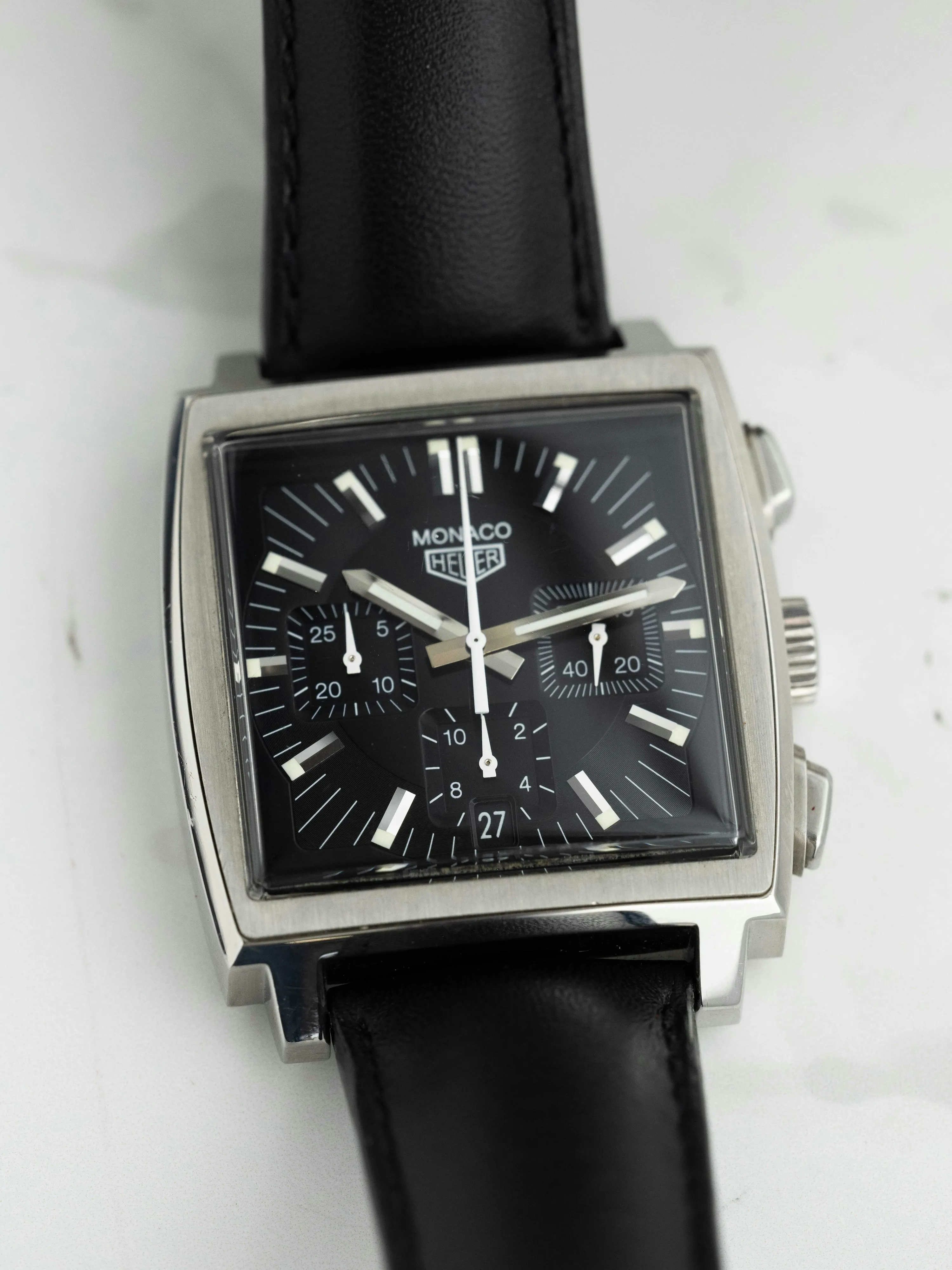 TAG Heuer Monaco CS2111 38mm Stainless steel Black 5