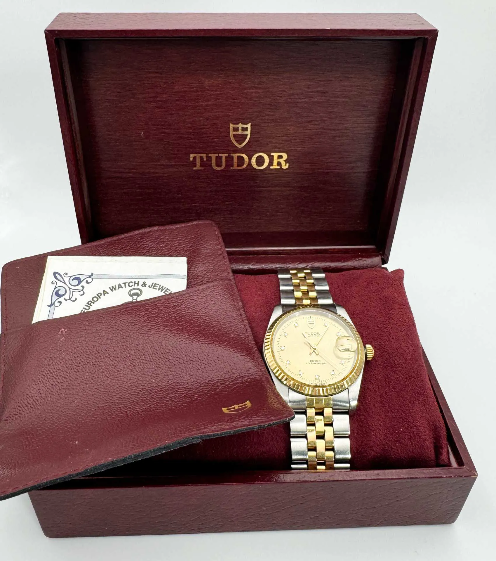 Tudor Prince Date 34mm Stainless steel and yellow gold