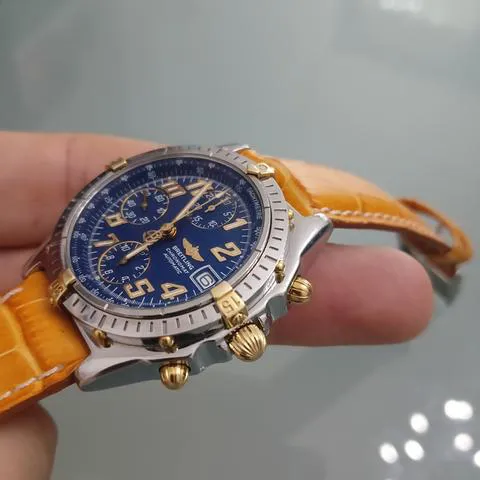 Breitling Chronomat B13050.1 39mm Yellow gold and stainless steel Black 2