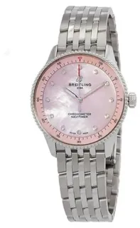 Breitling Navitimer A77320D91K1A1 32mm Stainless steel Pink