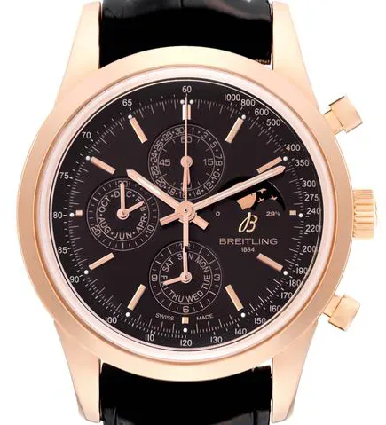 Breitling Transocean Chronograph 1461 R19310 43mm Rose gold Black 1