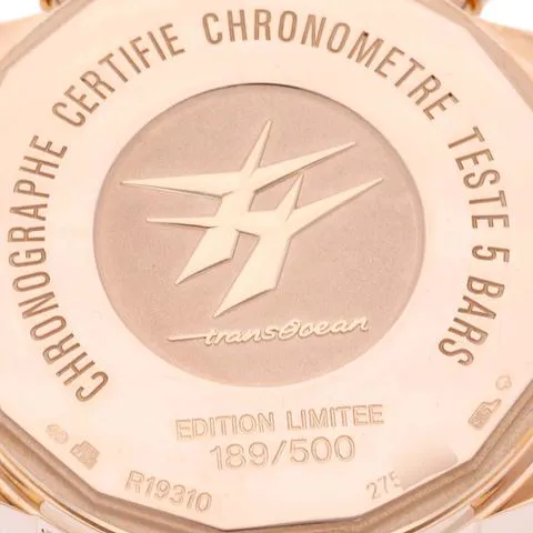 Breitling Transocean Chronograph 1461 R19310 43mm Rose gold Black 8
