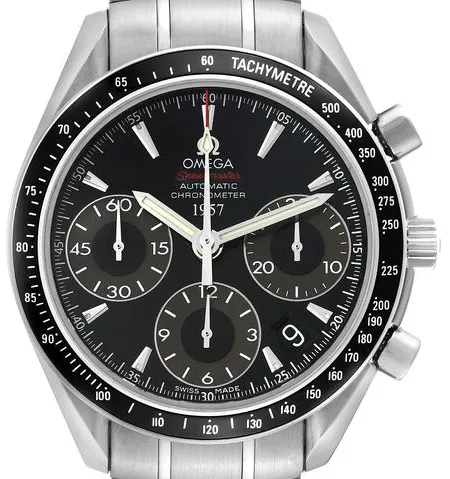 Omega Speedmaster Date 323.30.40.40.01.001 40mm Stainless steel Black 5