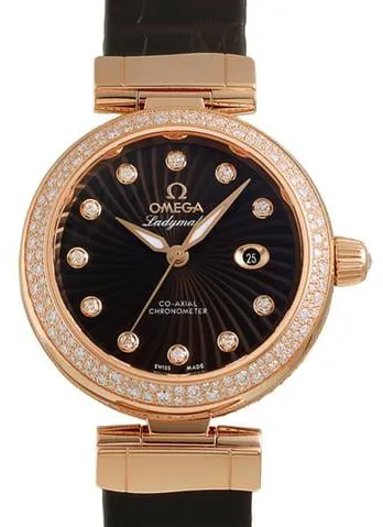 Omega De Ville Ladymatic 425.68.34.20.63.002 34mm Red gold Brown
