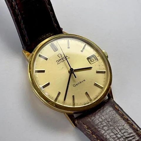 Omega Genève 162.057 33mm Yellow gold Champagne 1