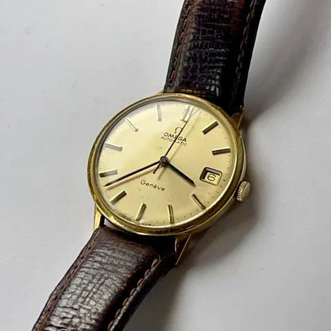 Omega Genève 162.057 33mm Yellow gold Champagne 2