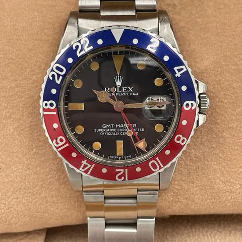 Rolex GMT-Master 16750 40mm Stainless steel Black