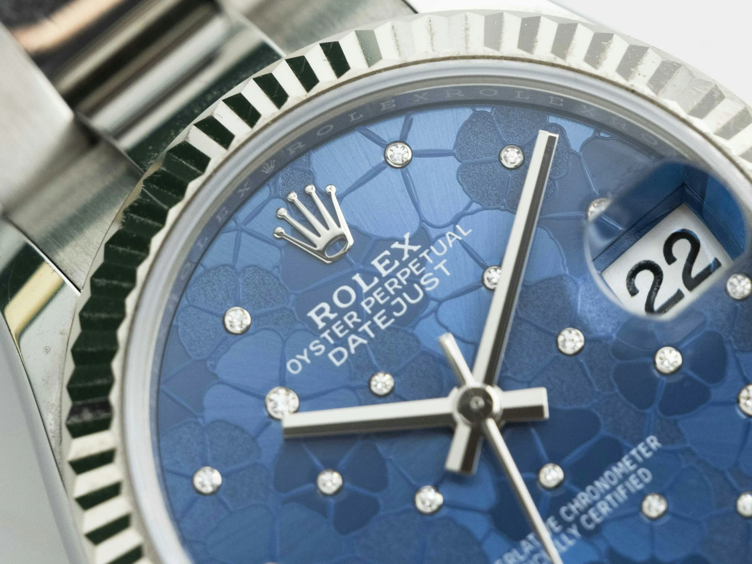 Rolex Datejust 31 278274 31mm White gold and Stainless steel Blue and diamond-set 2