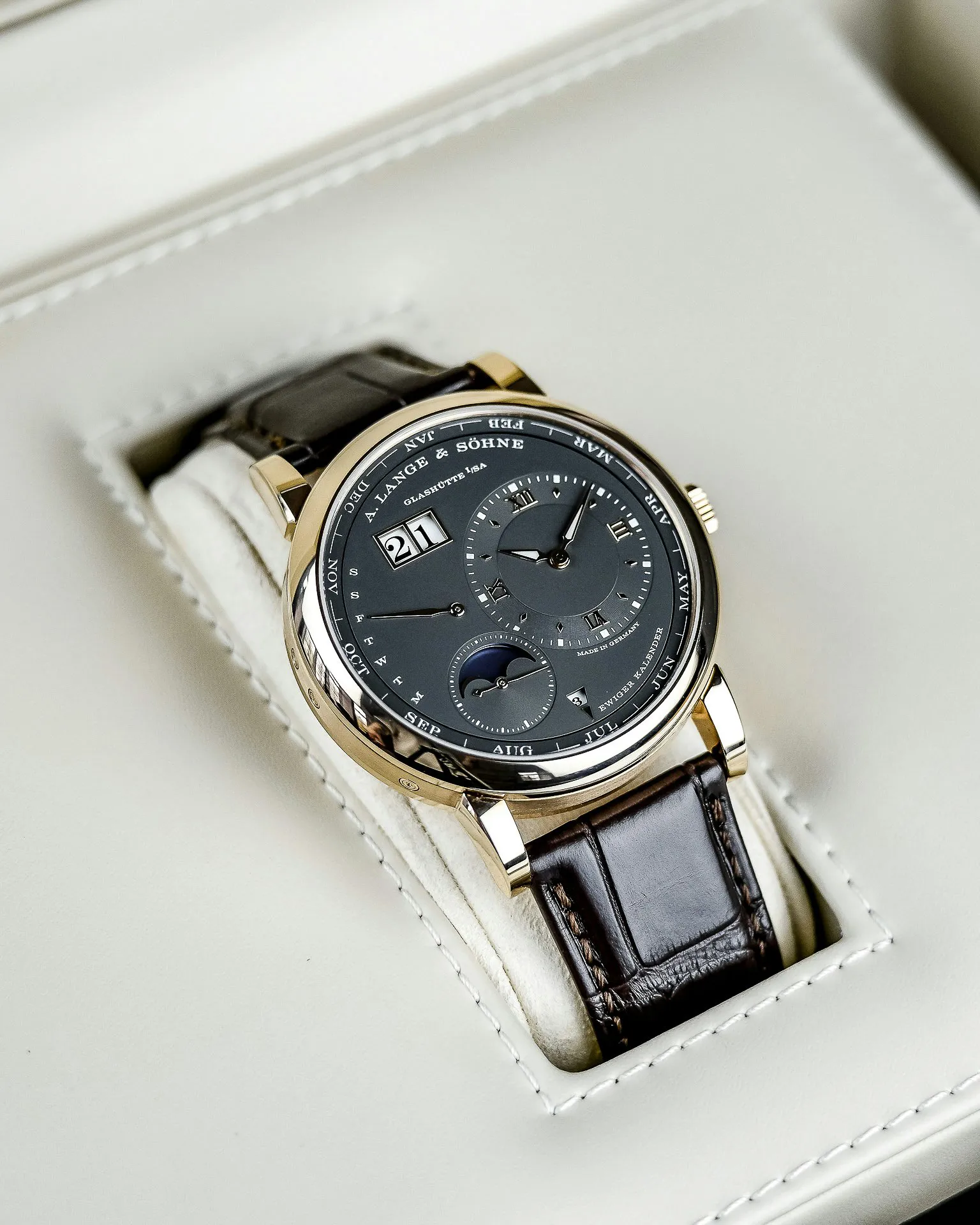 A. Lange & Söhne Lange 1 345.033 42mm Rose gold Gray 6