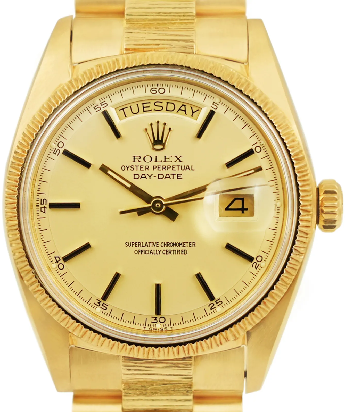 Rolex Day-Date 1807 36mm Yellow gold Champagne