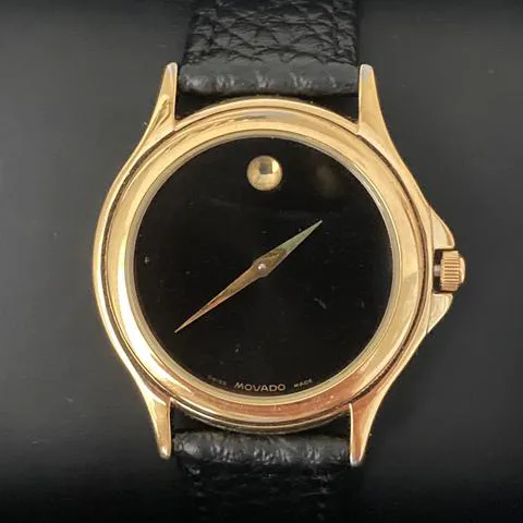 Movado 35mm Yellow gold and stainless steel Black 3