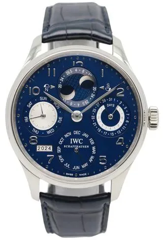 IWC Portugieser IW503203 44mm White gold Blue