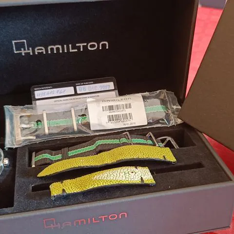 Hamilton Pan Europ H35415761 42mm Stainless steel Green 4