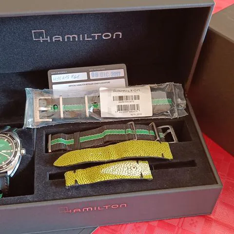 Hamilton Pan Europ H35415761 42mm Stainless steel Green 5