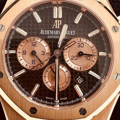 Audemars Piguet Royal Oak 26331OR.OO.D821CR.01 41mm Rose gold Brown