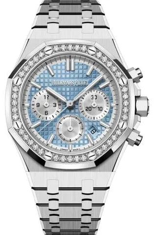 Audemars Piguet Royal Oak 26715ST.ZZ.1356ST.01 38mm Stainless steel Light blue