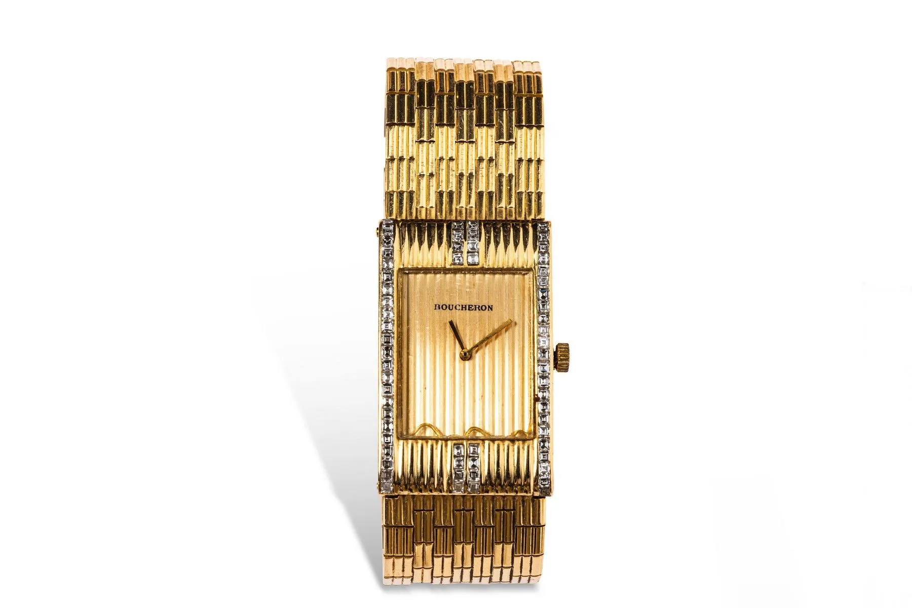 Boucheron BT1.203.255 22mm Yellow gold and Diamond Gold