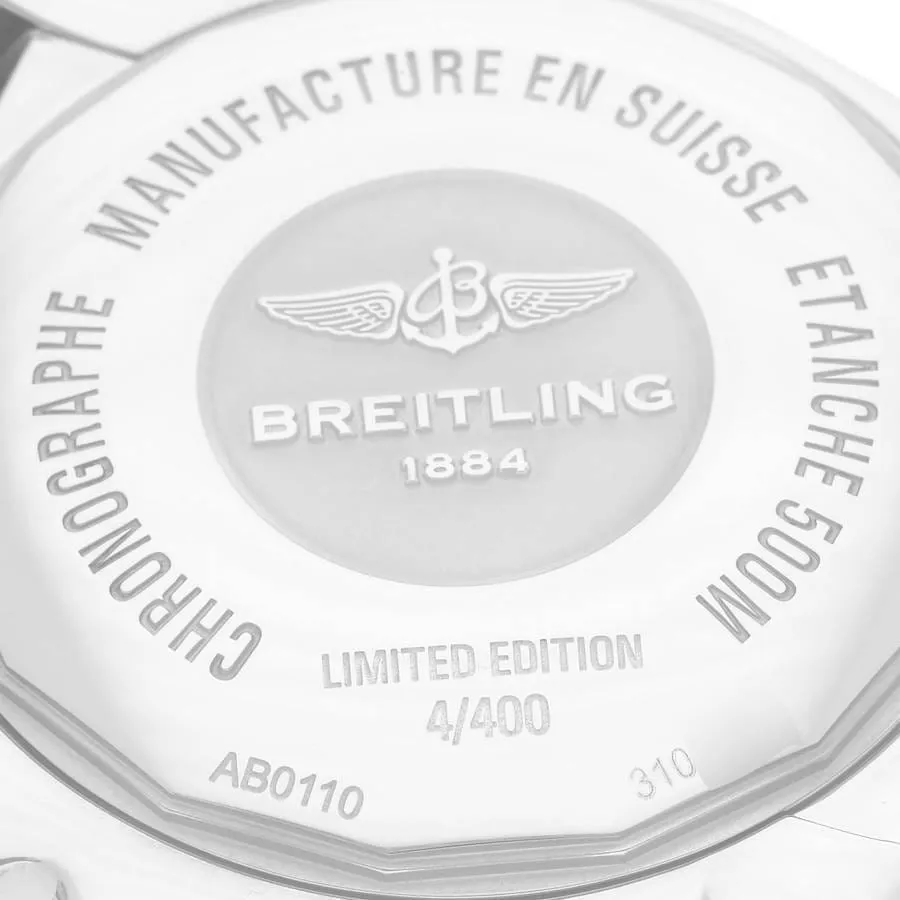 Breitling Chronomat AB0110 43.5mm Stainless steel Mother-of-pearl 3