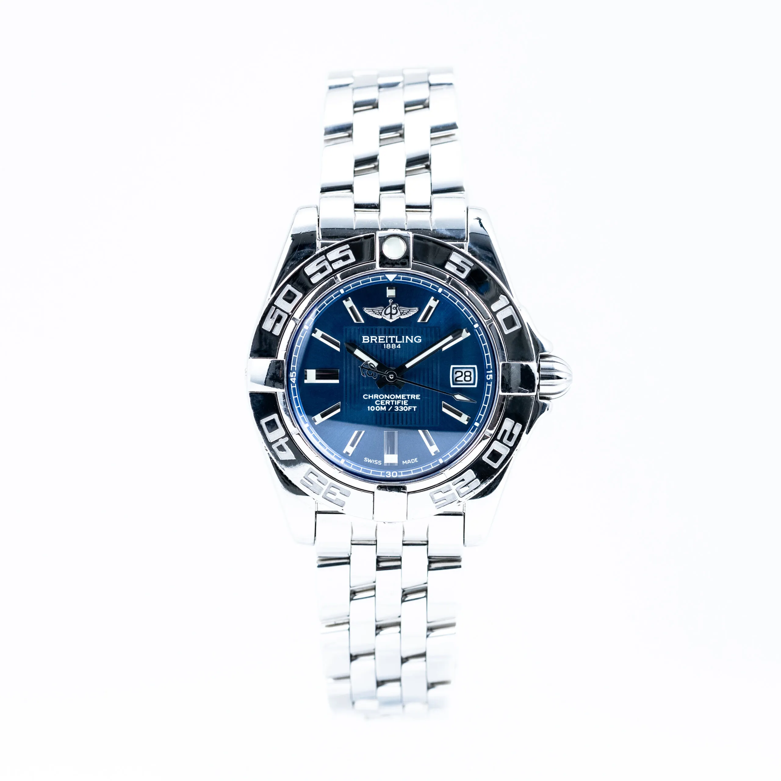 Breitling Cockpit 32mm Stainless steel Blue