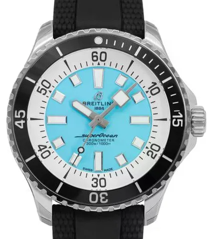 Breitling Superocean A17376211L2S1 44mm Stainless steel Turquoise