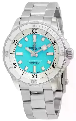 Breitling Superocean A17377211C1A1 36mm Stainless steel Turquoise