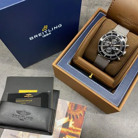 Breitling Superocean Heritage Chronograph A13320 46mm Stainless steel Black