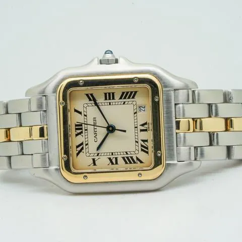 Cartier Panthère 8394 27mm Yellow gold and Stainless steel Champagne