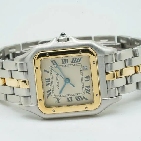 Cartier Panthère 8394 27mm Yellow gold and Stainless steel Champagne 2