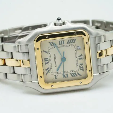 Cartier Panthère 8394 27mm Yellow gold and Stainless steel Champagne 10