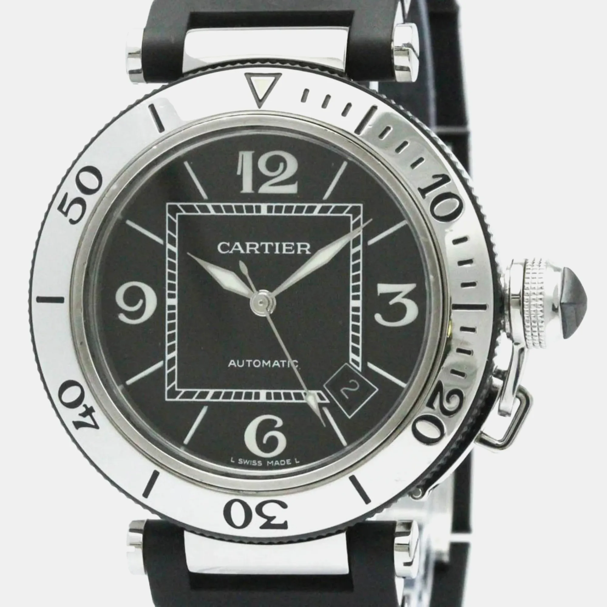 Cartier Pasha Seatimer W31077U2 40mm Stainless steel