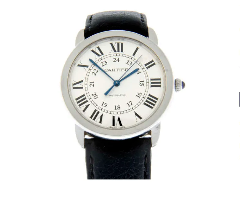 Cartier Ronde Solo 3939 36mm Stainless steel Silver