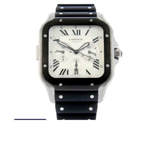 Cartier Santos 4183 Stainless steel Silver