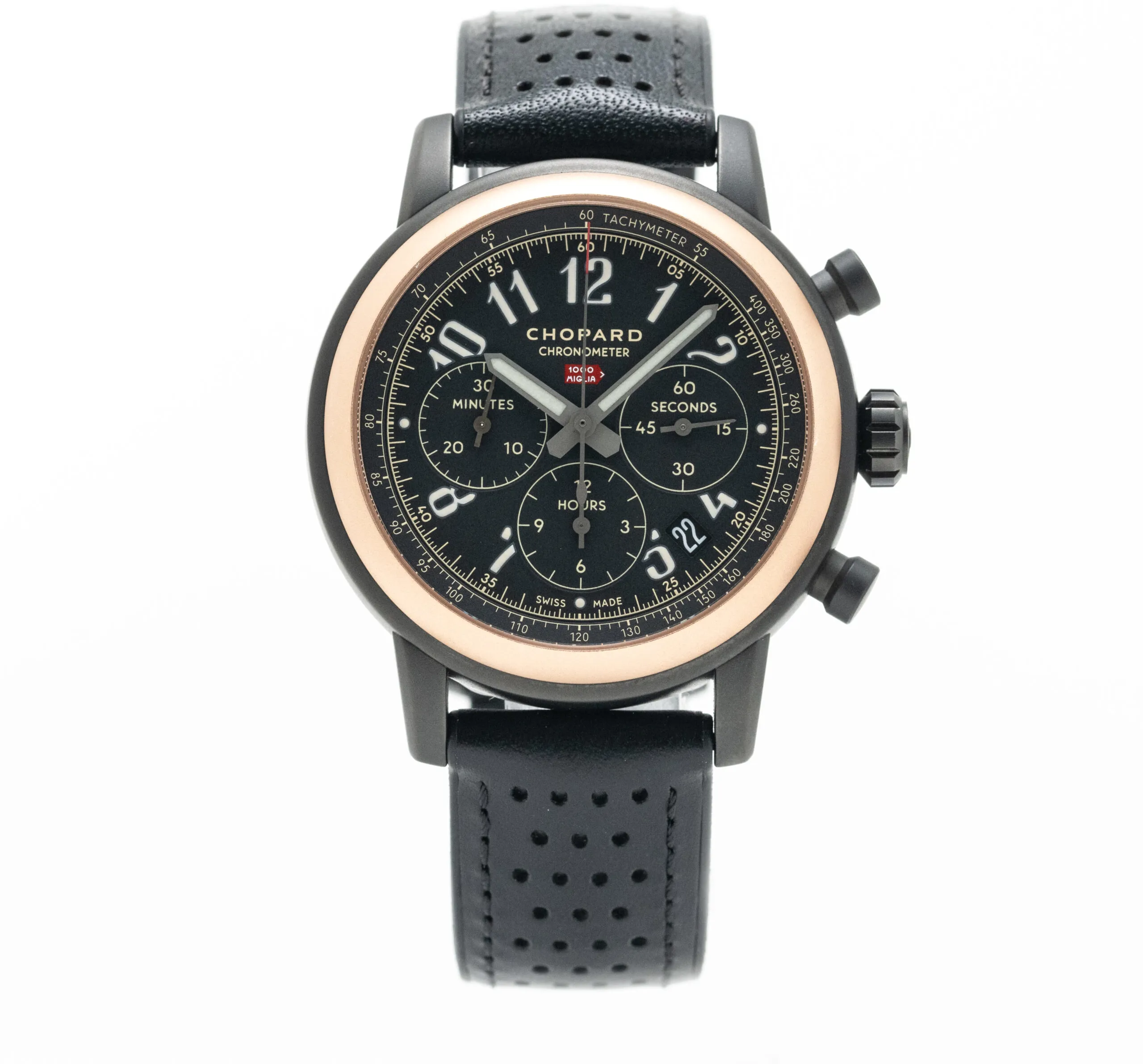 Chopard Miglia 40mm Stainless steel Black